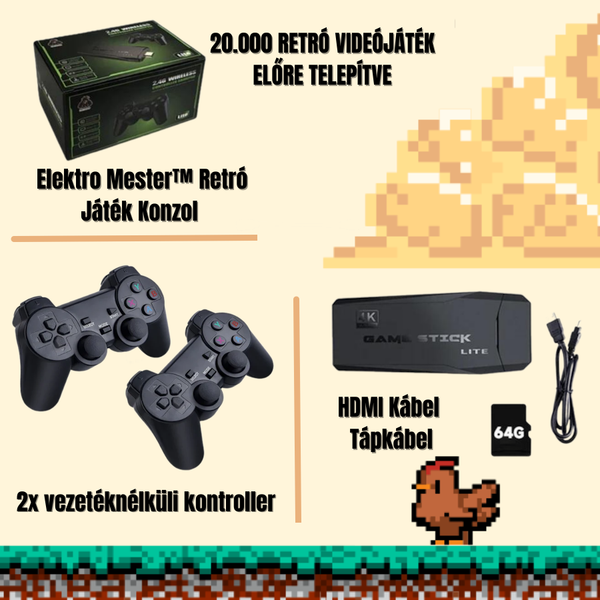 Elektro Mester™ - Retro Játékok (20.000 játék)